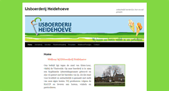 Desktop Screenshot of ijsboerderijheidehoeve.nl